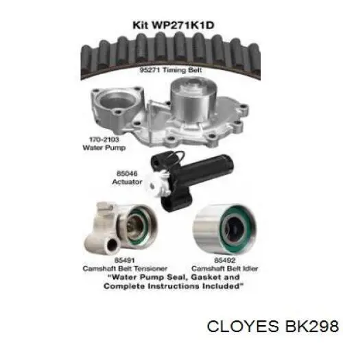 Kit correa de distribución para Toyota Land Cruiser  J200