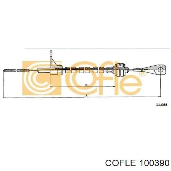 100390 Cofle cable del acelerador