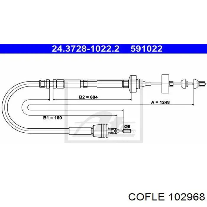 Cable embrague Beca Cables 2001067