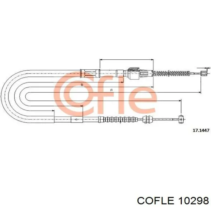 AD41.0130 Adriauto cable de embrague