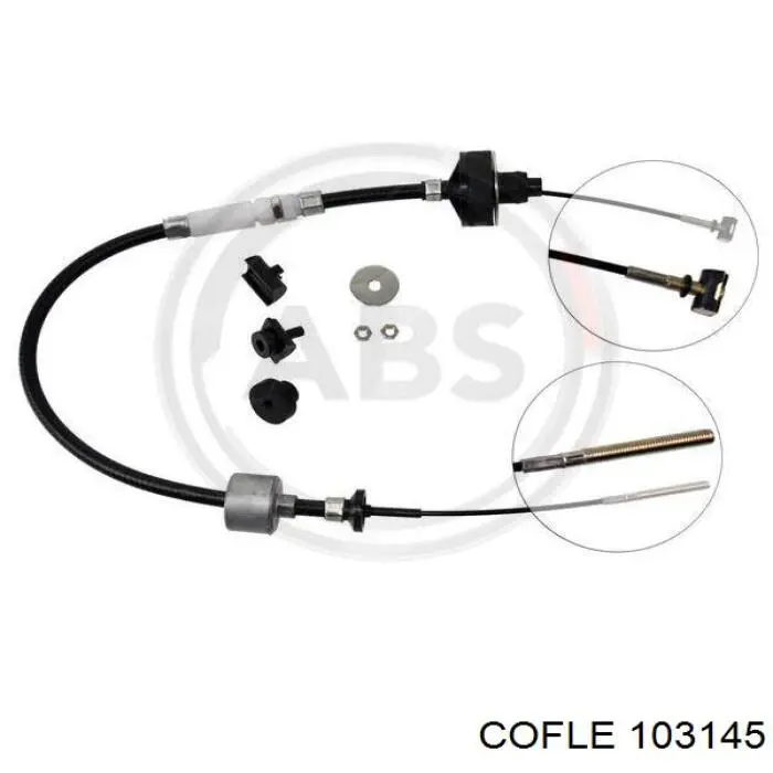 Cable de embrague 103145 Cofle