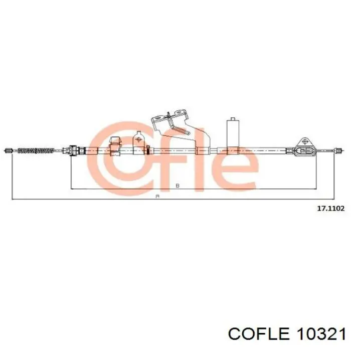 Cable de embrague 814029227 Triscan