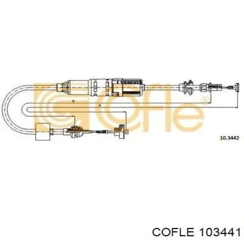 Cable embrague Cavo 7001601