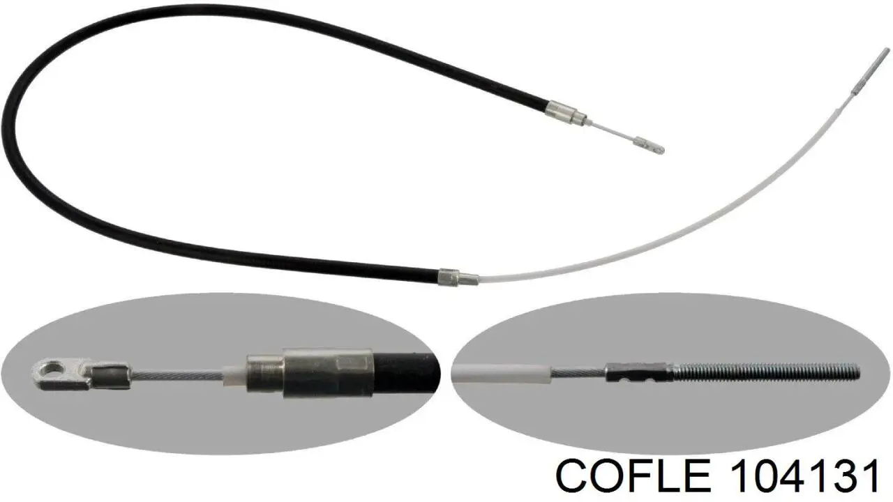 10.4131 Cofle cable de freno de mano trasero derecho/izquierdo