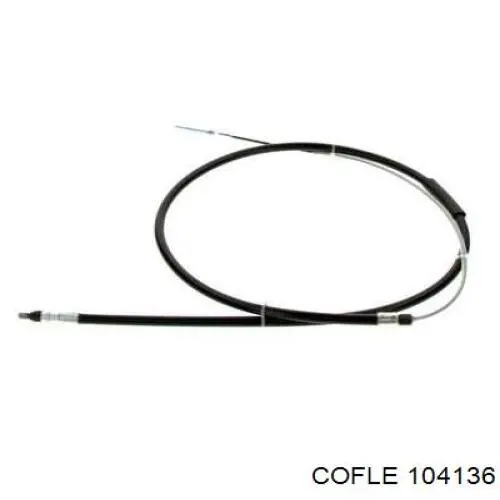 Cable de freno de mano trasero izquierdo 104136 Cofle
