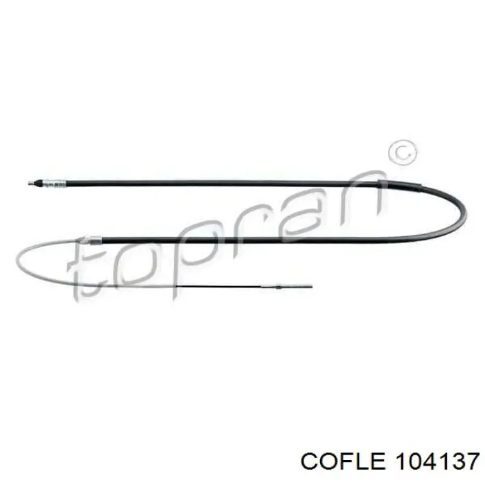 10.4137 Cofle cable de freno de mano trasero derecho