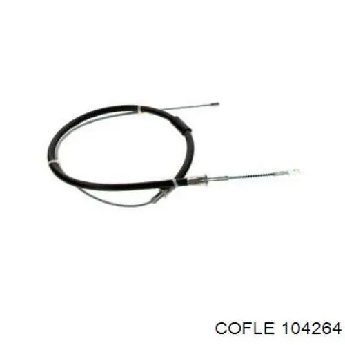 10.4264 Cofle cable de freno de mano trasero derecho