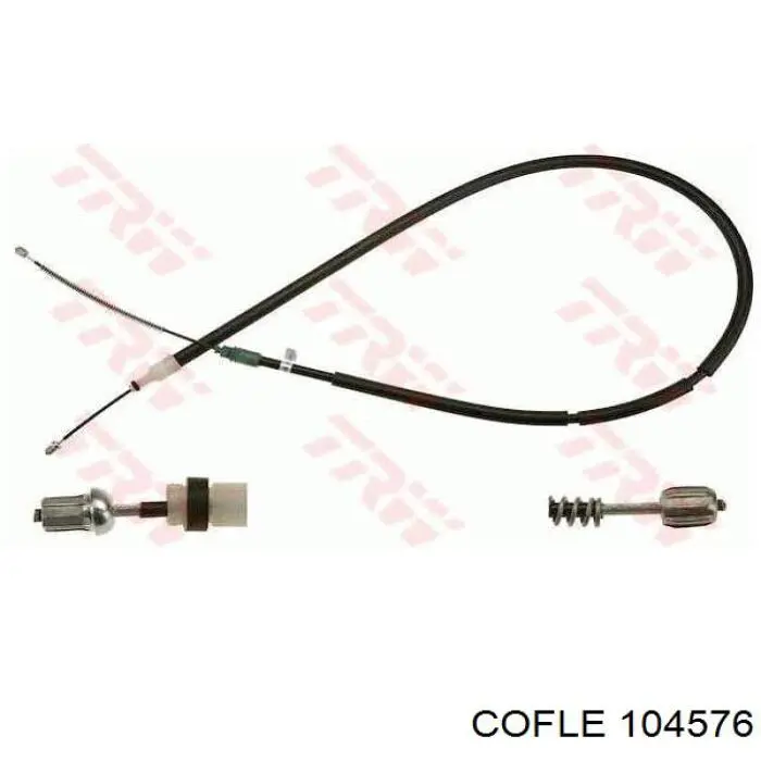 00004745J9 Peugeot/Citroen cable de freno de mano trasero derecho