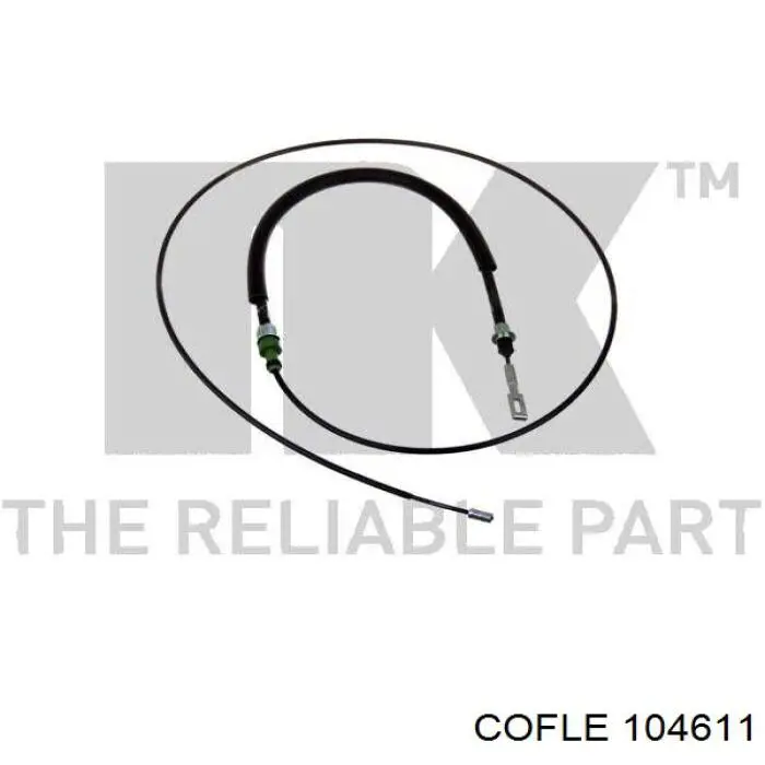 104611 Cofle cable de freno de mano trasero derecho/izquierdo