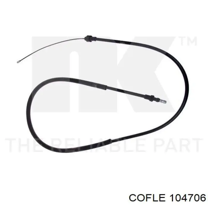 Comprar 104706 Cofle Cable de freno de mano trasero derecho