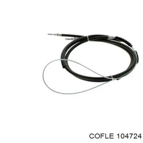 104724 Cofle cable de freno de mano trasero derecho/izquierdo