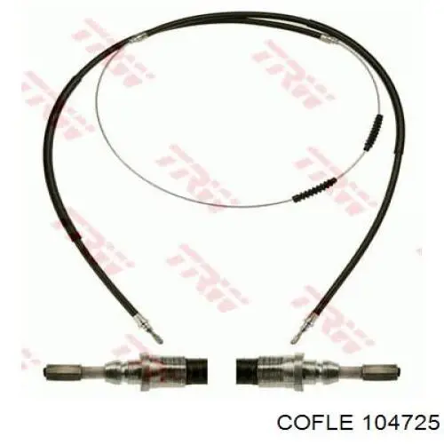 104725 Cofle cable de freno de mano trasero derecho/izquierdo