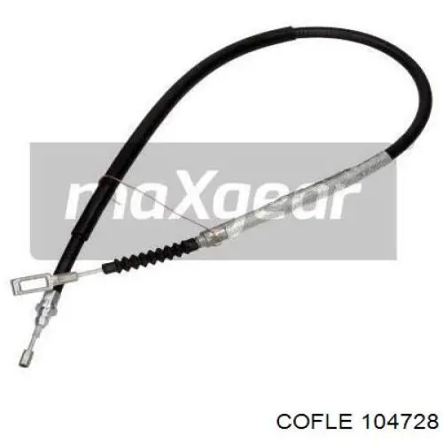104728 Cofle cable de freno de mano trasero derecho/izquierdo