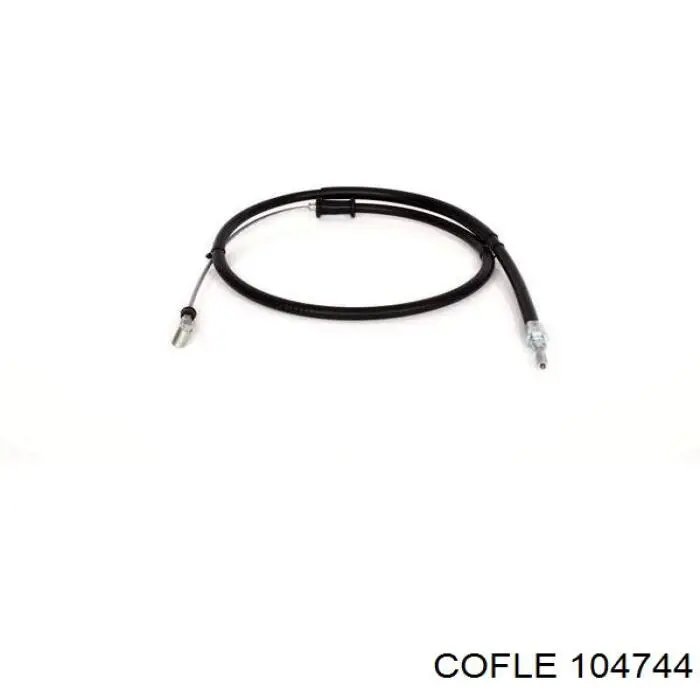 80855 Metalcaucho cable de freno de mano trasero derecho/izquierdo