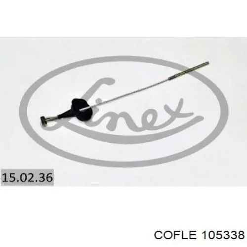 Cable de freno de estacionamiento delantero 2001458 Beca Cables