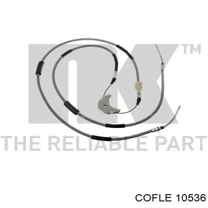 10.536 Cofle cable de freno de mano trasero derecho/izquierdo