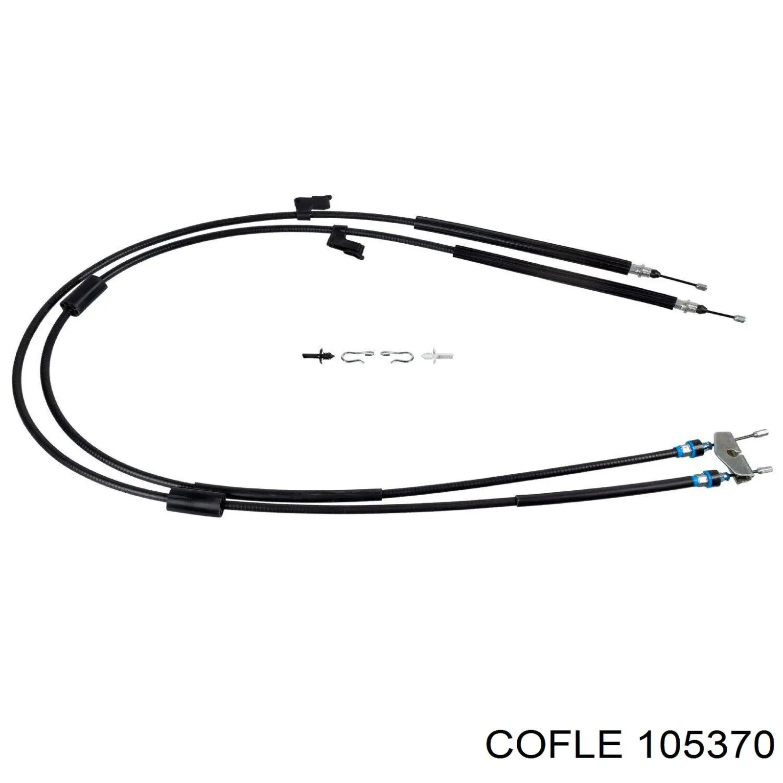 105370 Cofle cable de freno de mano trasero derecho/izquierdo