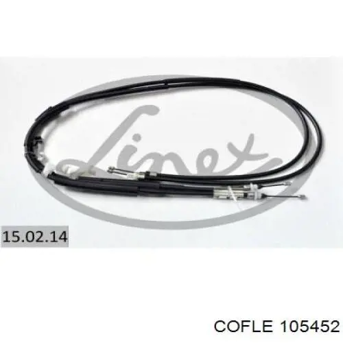 1508017 Ford cable de freno de mano trasero derecho/izquierdo