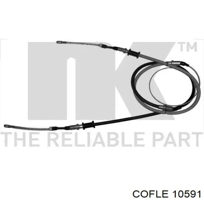 522560 Opel cable de freno de mano trasero derecho/izquierdo