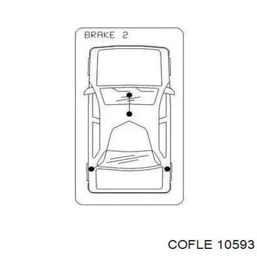 AD33.0212 Adriauto cable de freno de mano trasero derecho/izquierdo