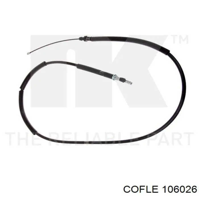 10.6026 Cofle cable de freno de mano trasero derecho