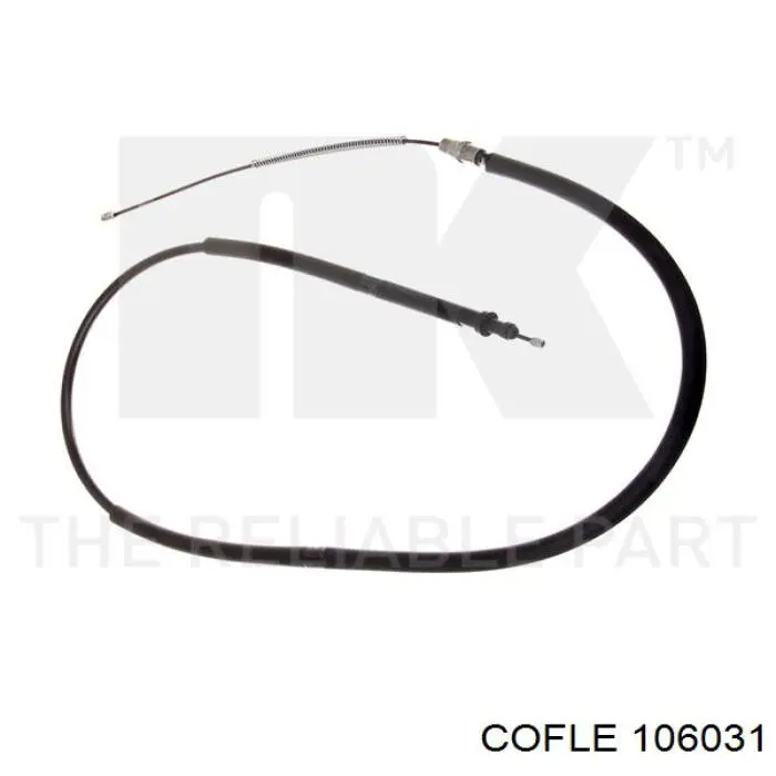 10.6031 Cofle cable de freno de mano trasero derecho