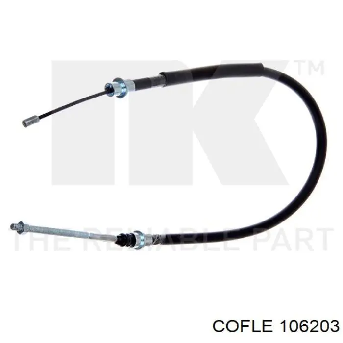 10.6203 Cofle cable de freno de mano trasero izquierdo