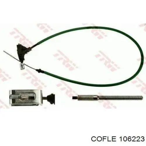106223 Cofle cable de freno de mano delantero