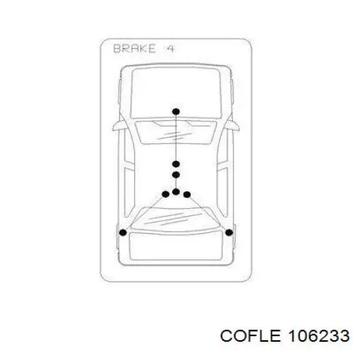 Cable de freno de mano trasero izquierdo 321460 Maxgear