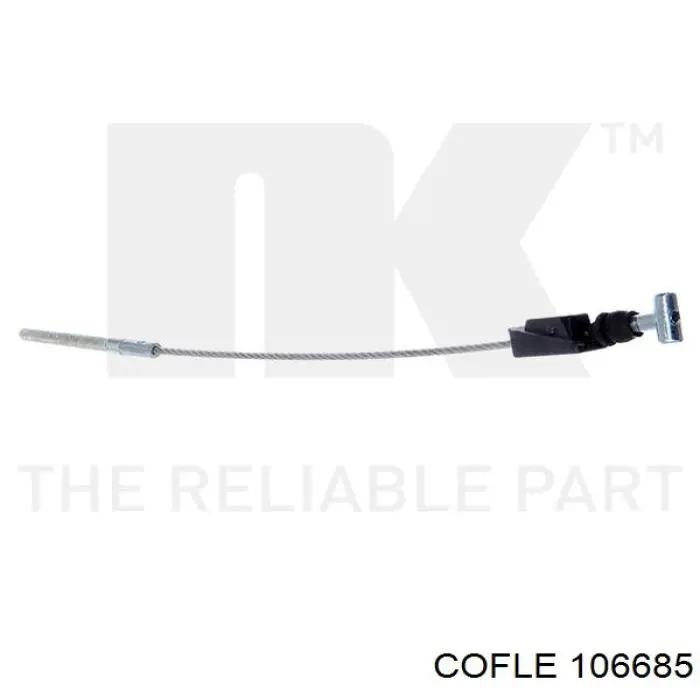 10.6685 Cofle cable de freno de mano trasero derecho