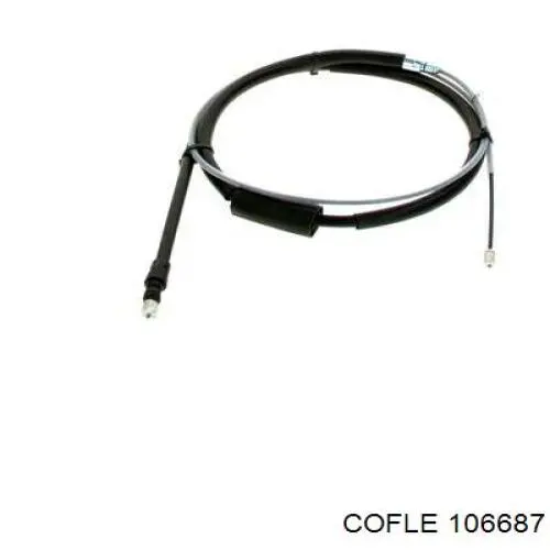 Cable de freno de mano trasero derecho/izquierdo 106687 Cofle