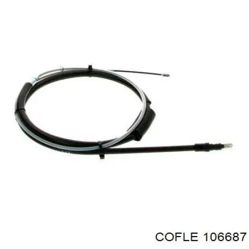 Cable de freno de mano trasero derecho/izquierdo Cofle 106687