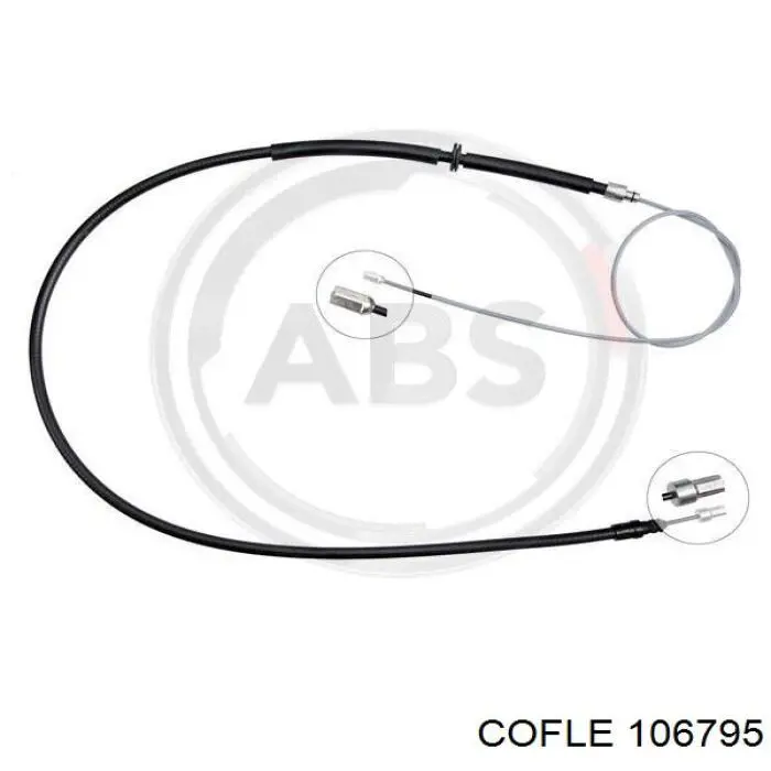 RM4189 Goodrem cable de freno de mano trasero derecho/izquierdo