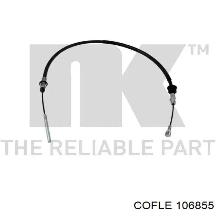 4419608 Opel cable de freno de mano delantero