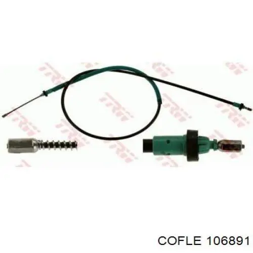 106891 Cofle cable de freno de mano trasero derecho/izquierdo