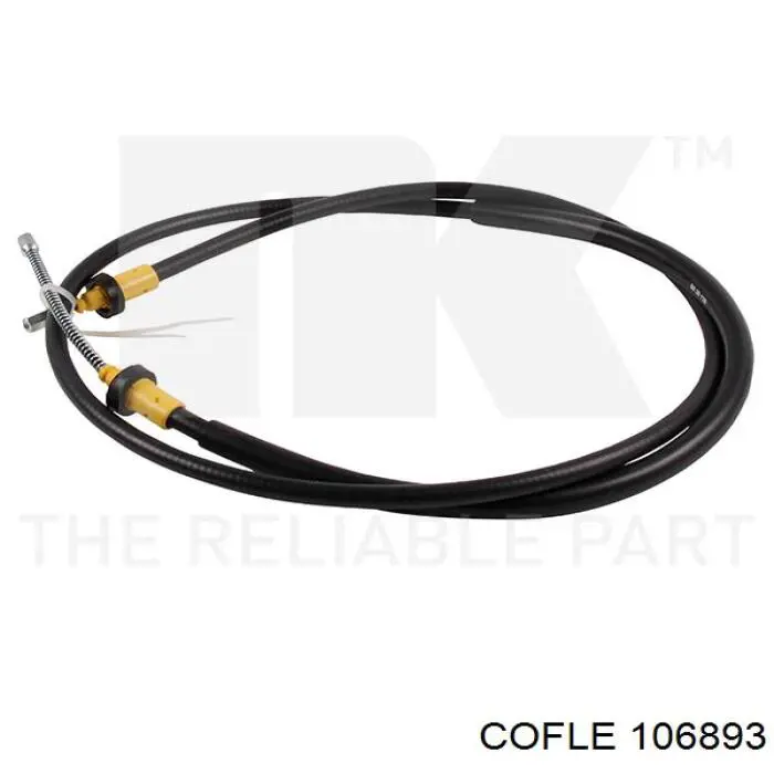 106893 Cofle cable de freno de mano trasero derecho/izquierdo