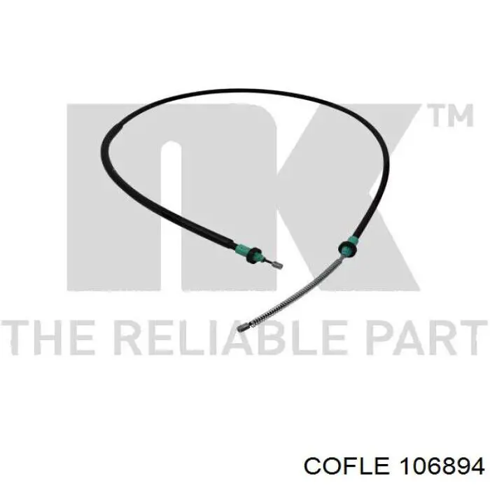 106894 Cofle cable de freno de mano trasero derecho/izquierdo