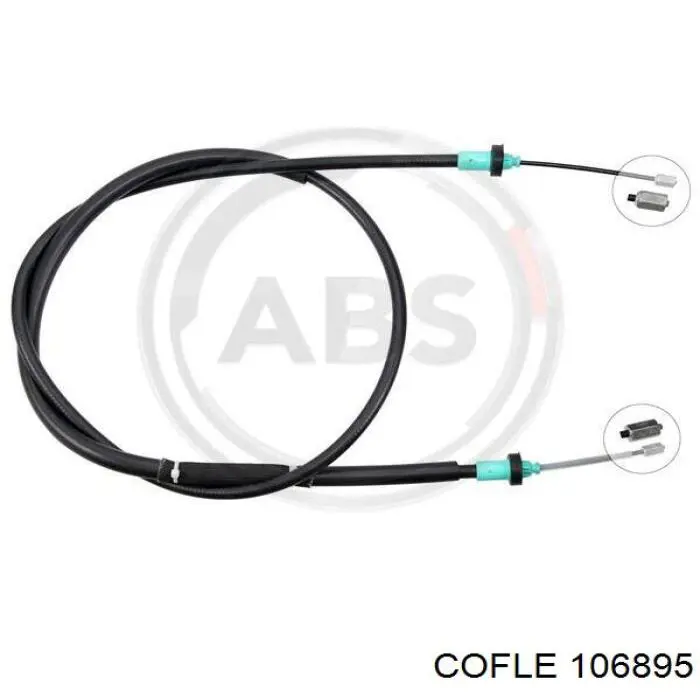 10.6895 Cofle cable de freno de mano trasero derecho/izquierdo