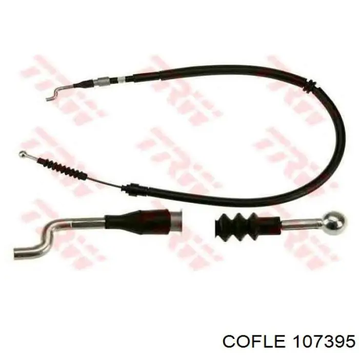 10.7395 Cofle cable de freno de mano trasero derecho/izquierdo