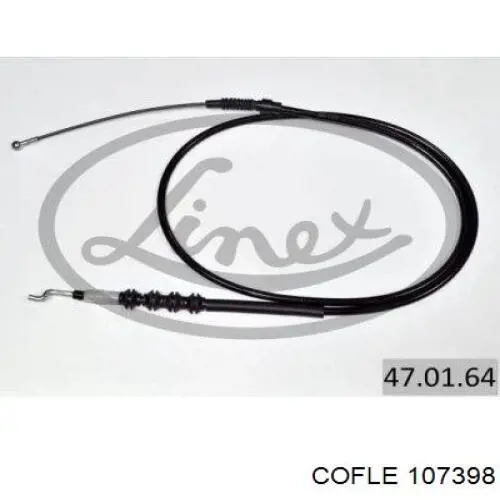 10.7398 Cofle cable de freno de mano trasero derecho/izquierdo