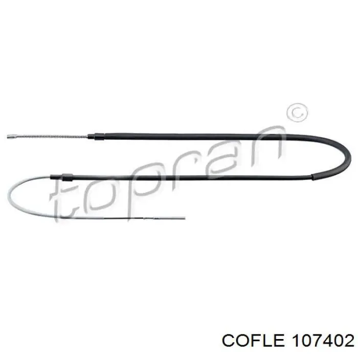 Cable de freno de mano trasero derecho/izquierdo para Volkswagen Golf (1H1)