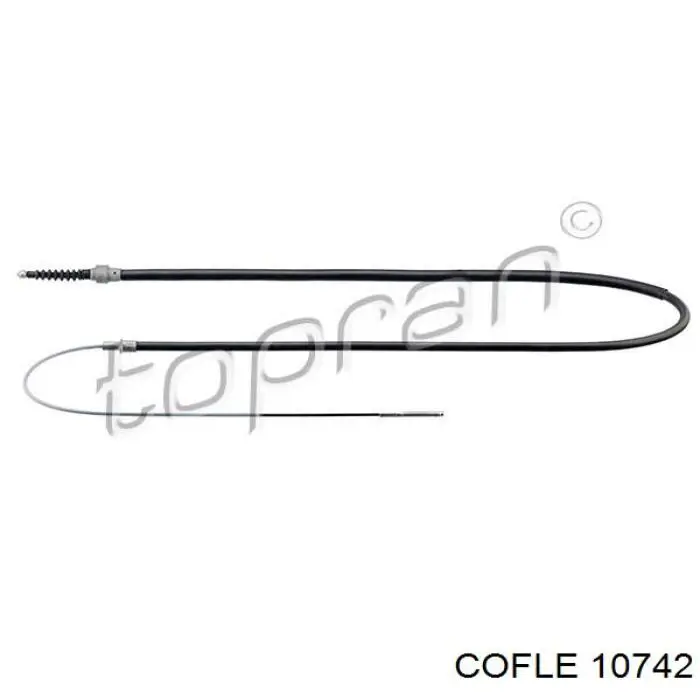 10.742 Cofle cable de freno de mano trasero derecho/izquierdo