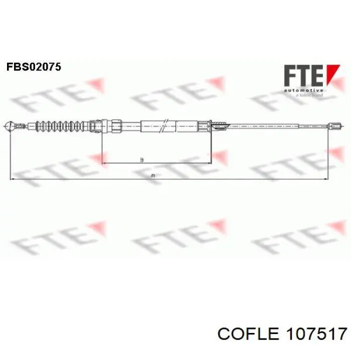 Comprar 911490 SPJ Cable de freno de mano trasero derecho/izquierdo