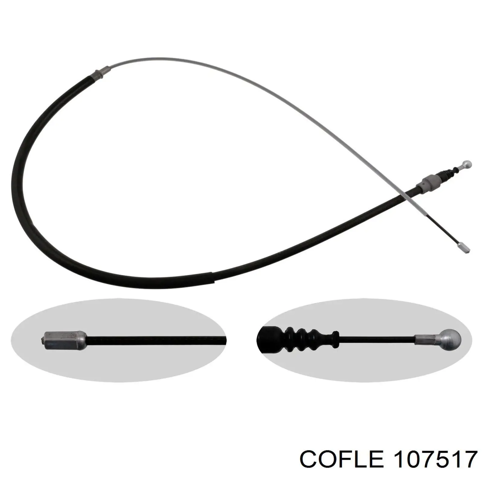 911490 SPJ Cable de freno de mano trasero derecho/izquierdo