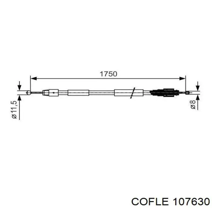 Cable de freno de mano trasero derecho/izquierdo Starline LABR1754 precio, desde 30,33 EUR