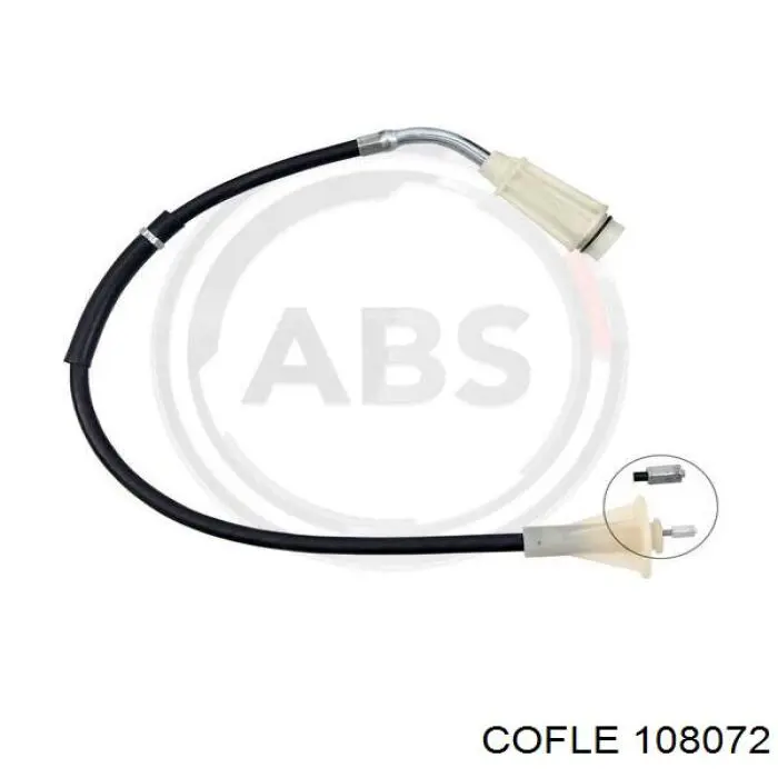 10.8072 Cofle cable de freno de mano trasero derecho