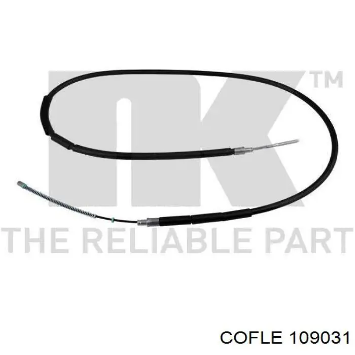 109031 Cofle cable de freno de mano trasero derecho/izquierdo