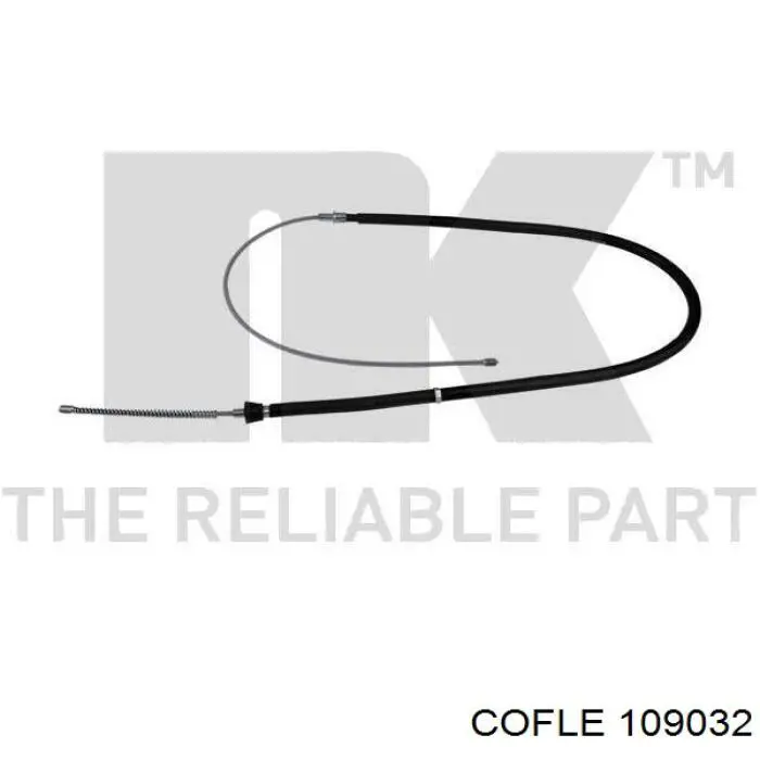 109032 Cofle cable de freno de mano trasero derecho/izquierdo