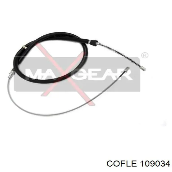 1608280680 Peugeot/Citroen cable de freno de mano trasero derecho/izquierdo