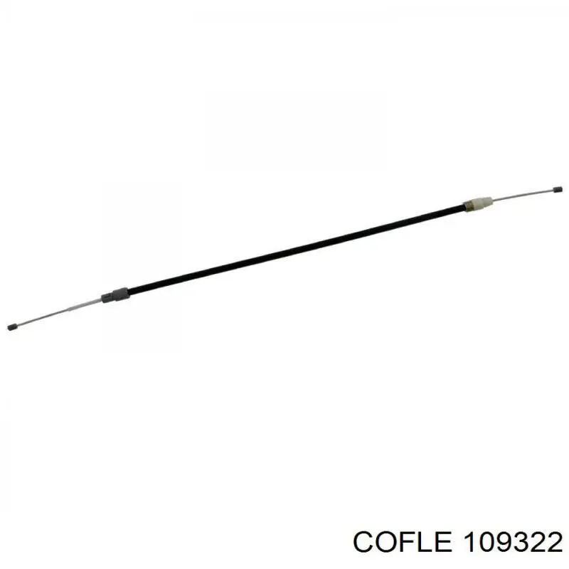 10.9322 Cofle cable de freno de mano trasero derecho